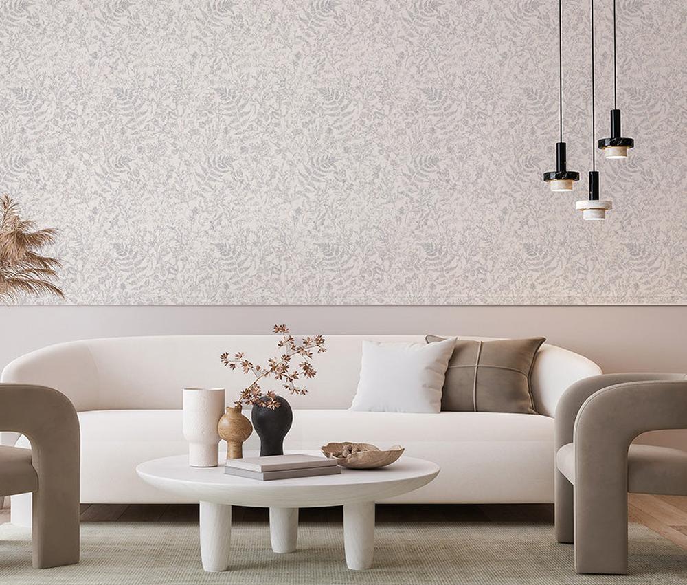 Flower Pattern Grey