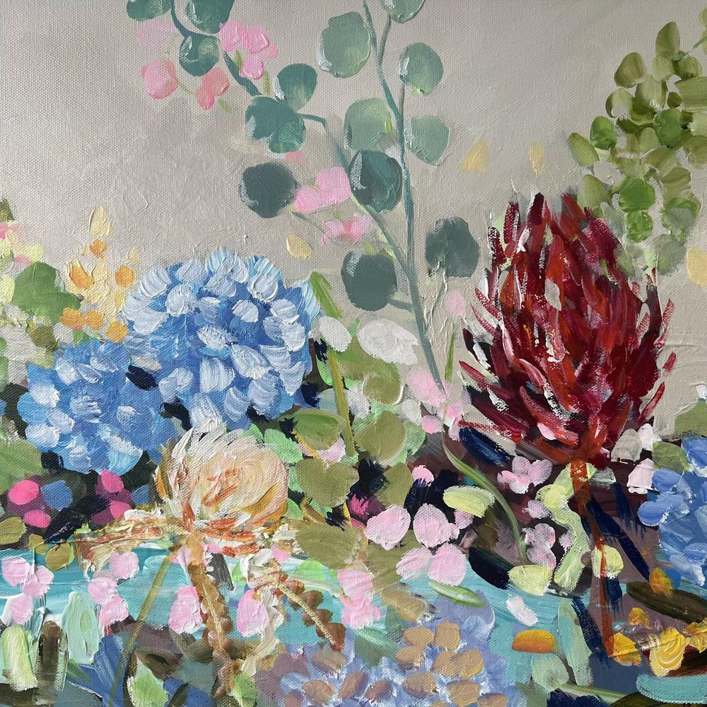 Flower River Vintage. Original hand-painted artwork by Meredith Howse.-by-Meredith Howse-original art-Gioia