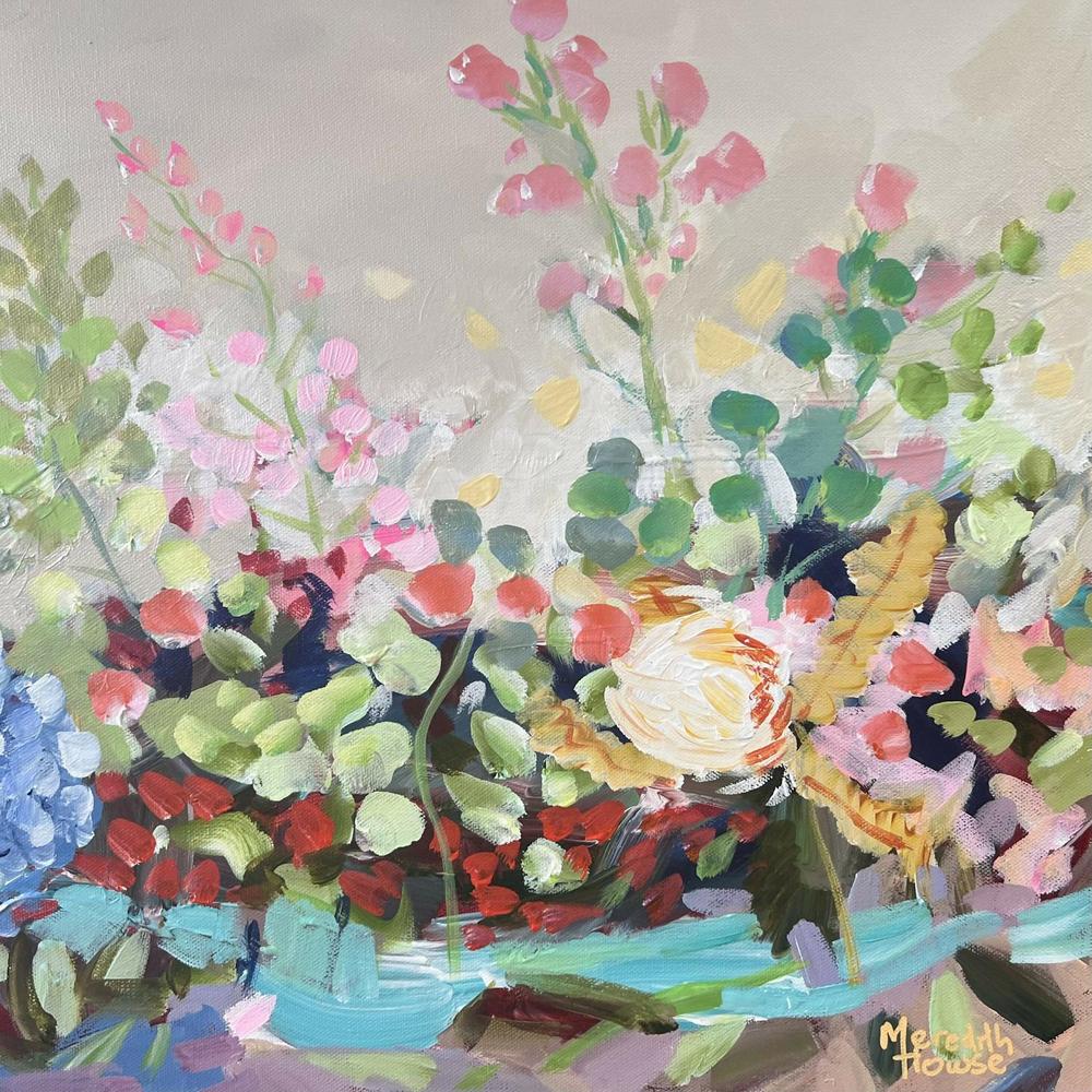 Flower River Vintage. Original hand-painted artwork by Meredith Howse.-by-Meredith Howse-original art-Gioia