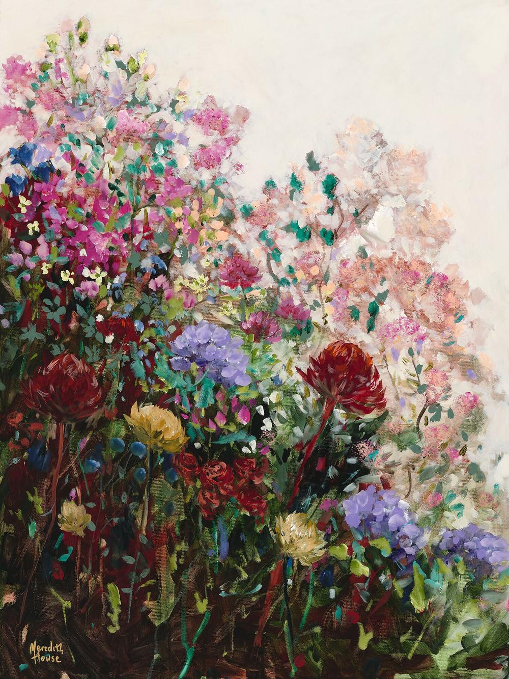 Flower Vintage. Original hand-painted artwork by Meredith Howse.-by-Meredith Howse-original art-Gioia
