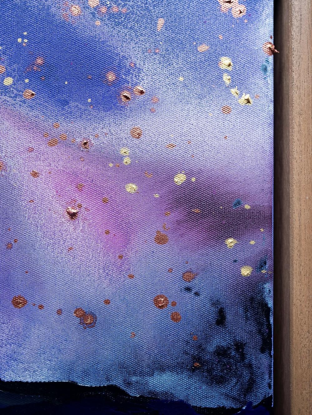 Flowers Falling From the Sky-by-Elle Pervez-original art-Gioia