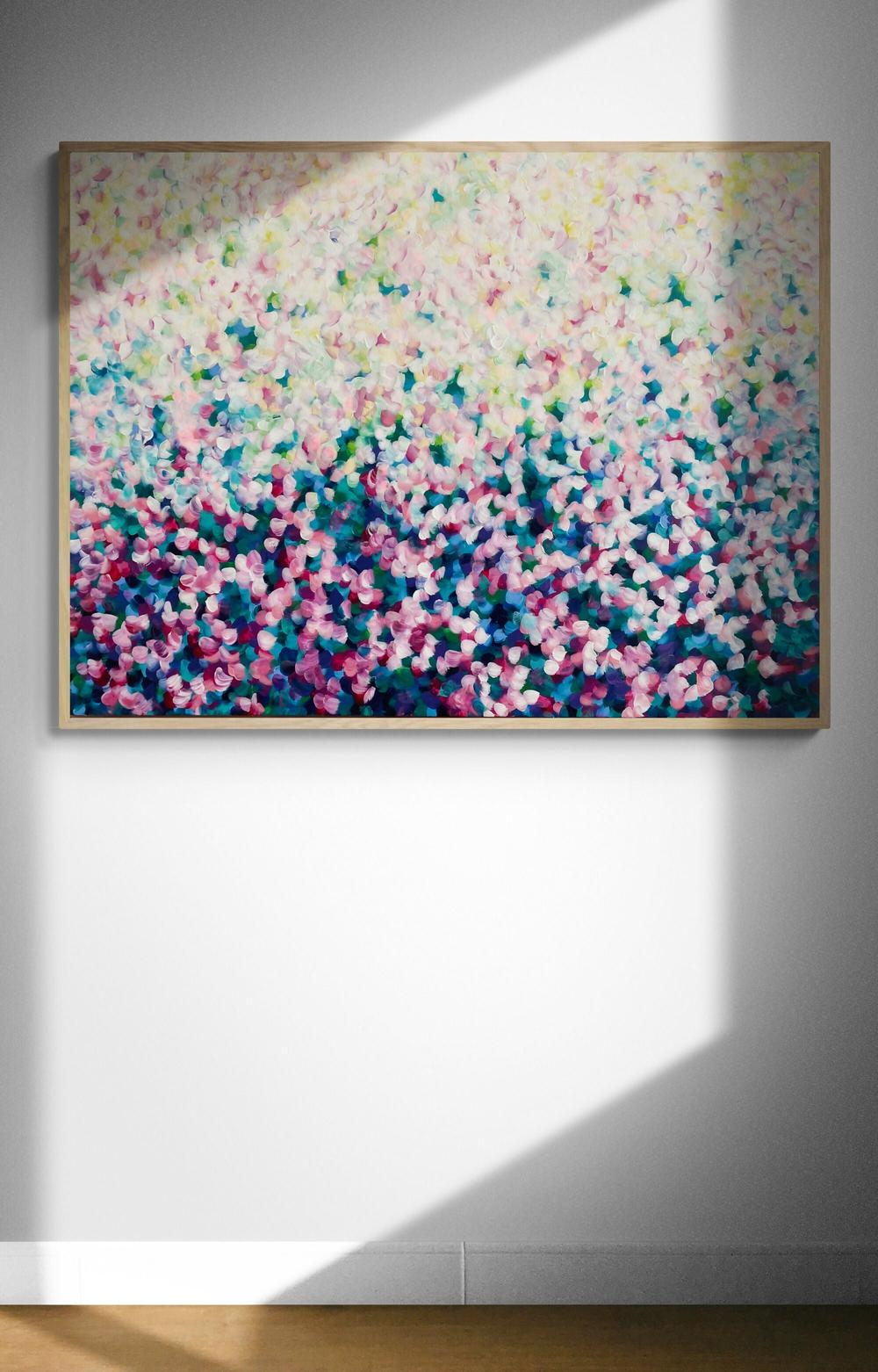 Forever Garden , Original Artwork-by-Katherine Spiller-original art-Gioia