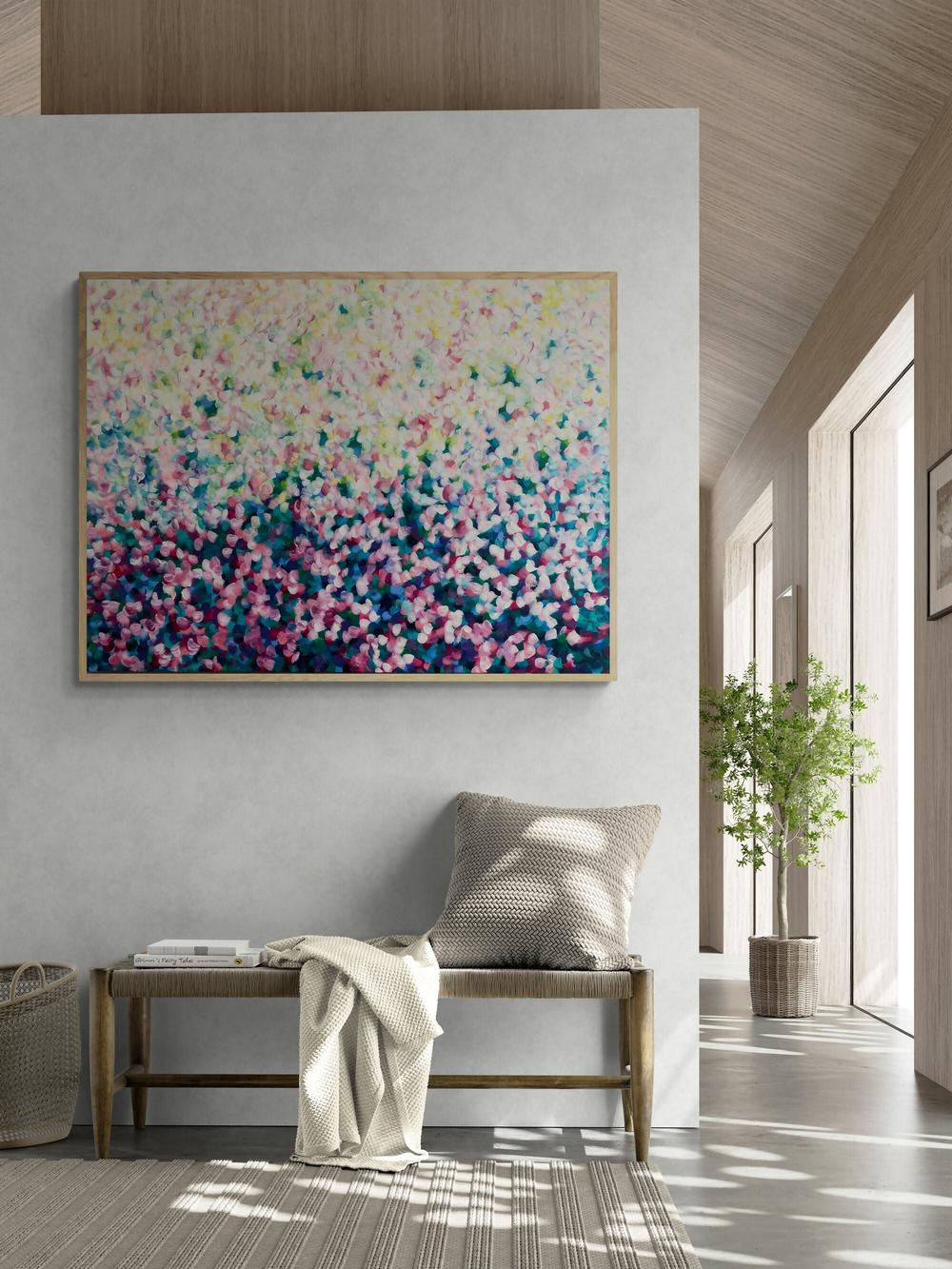Forever Garden , Original Artwork-by-Katherine Spiller-original art-Gioia