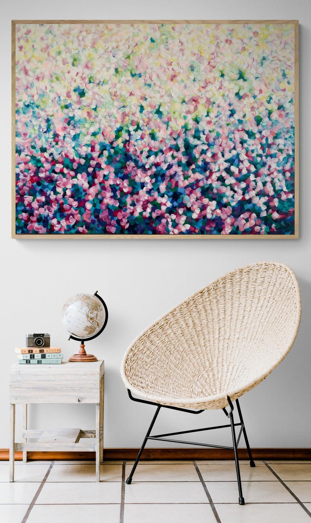 Forever Garden , Original Artwork-by-Katherine Spiller-original art-Gioia