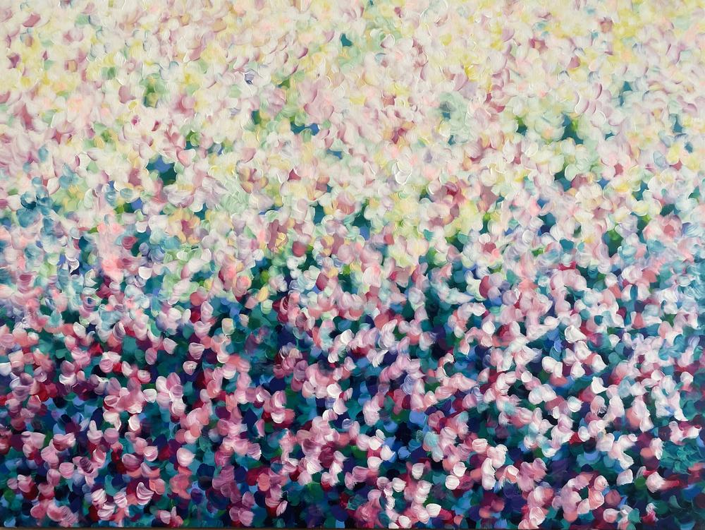 Forever Garden , Original Artwork-by-Katherine Spiller-original art-Gioia