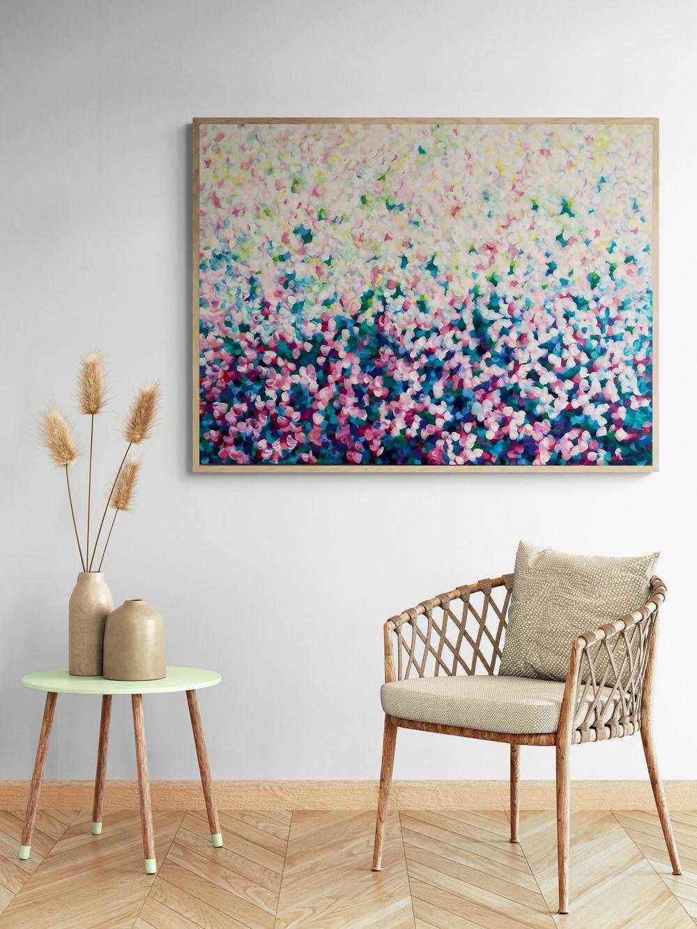 Forever Garden , Original Artwork-by-Katherine Spiller-original art-Gioia