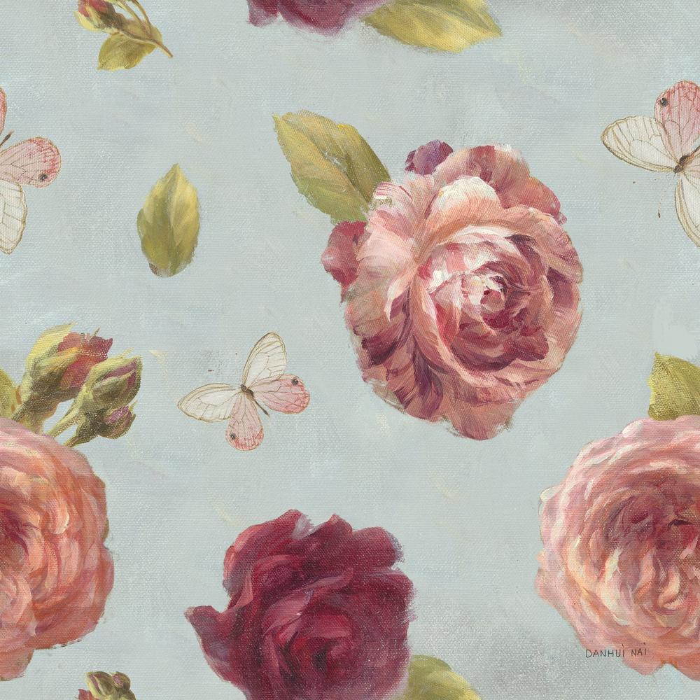 French Roses Pattern IA-wallpaper-eco-friendly-easy-removal-Danhui Nai-1