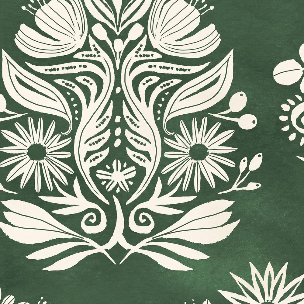 Fresh Fronds Pattern IIC-wallpaper-eco-friendly-easy-removal-Dina June-3