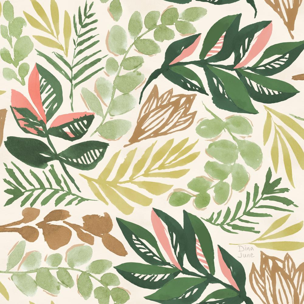 Fresh Fronds Pattern III-wallpaper-eco-friendly-easy-removal-Dina June-1
