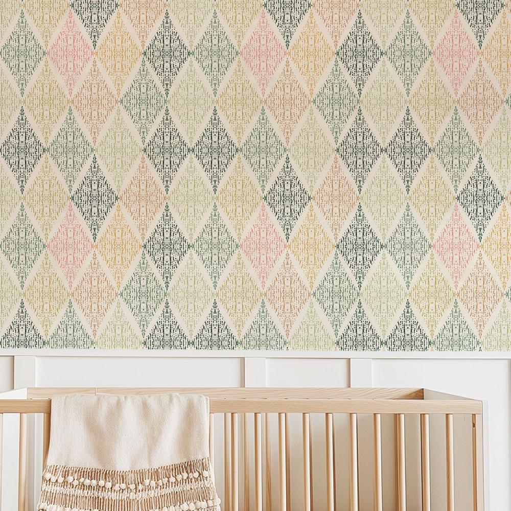 Fresh Fronds Pattern VIIIA-wallpaper-eco-friendly-easy-removal-Dina June-2
