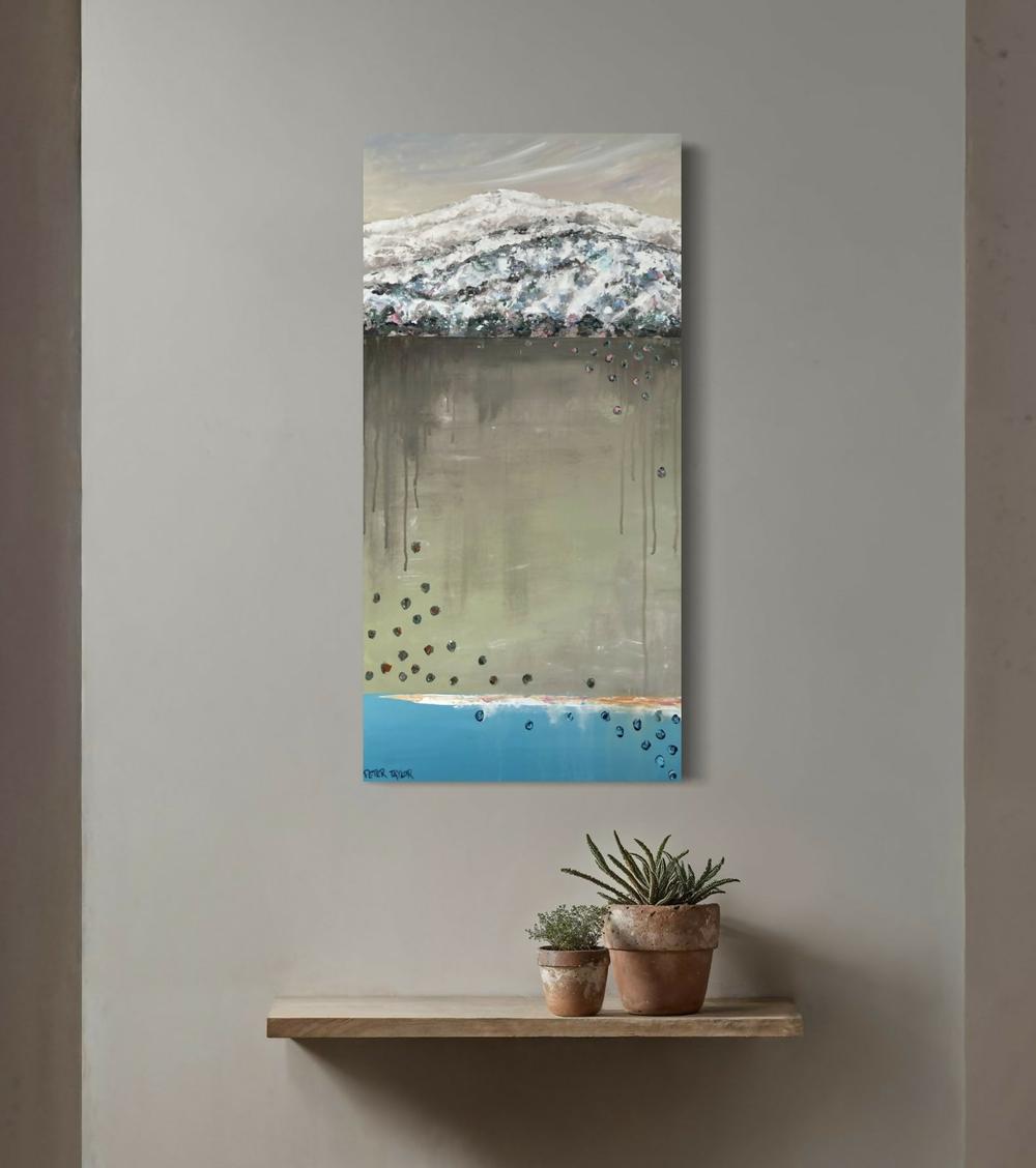 From the Mountains to the Lake-by-Peter Taylor Original Art-original art-Gioia