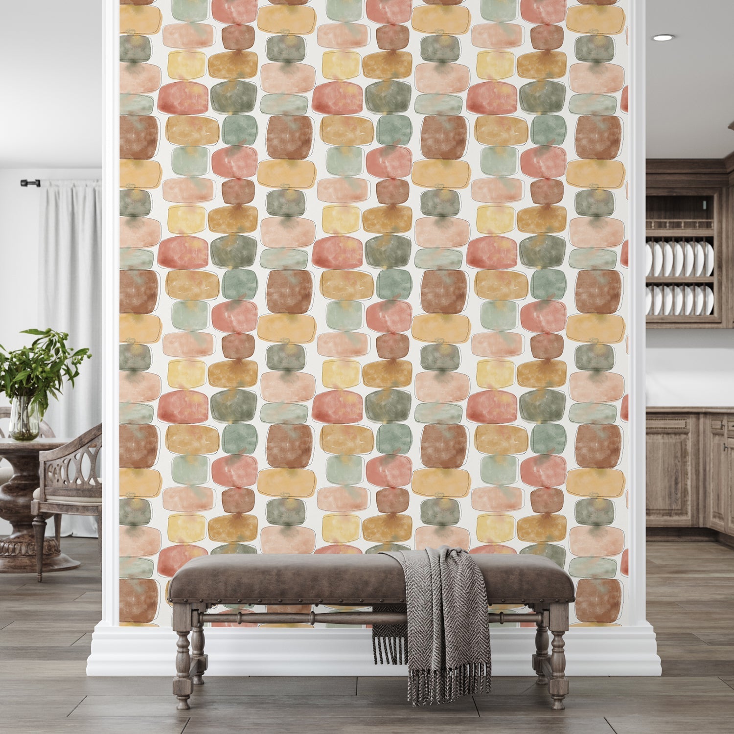 Full Bloom Pattern IV, Wallpaper