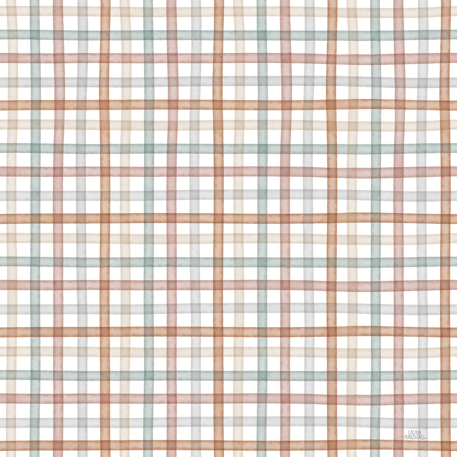 Garden Friends Pattern, Wallpaper