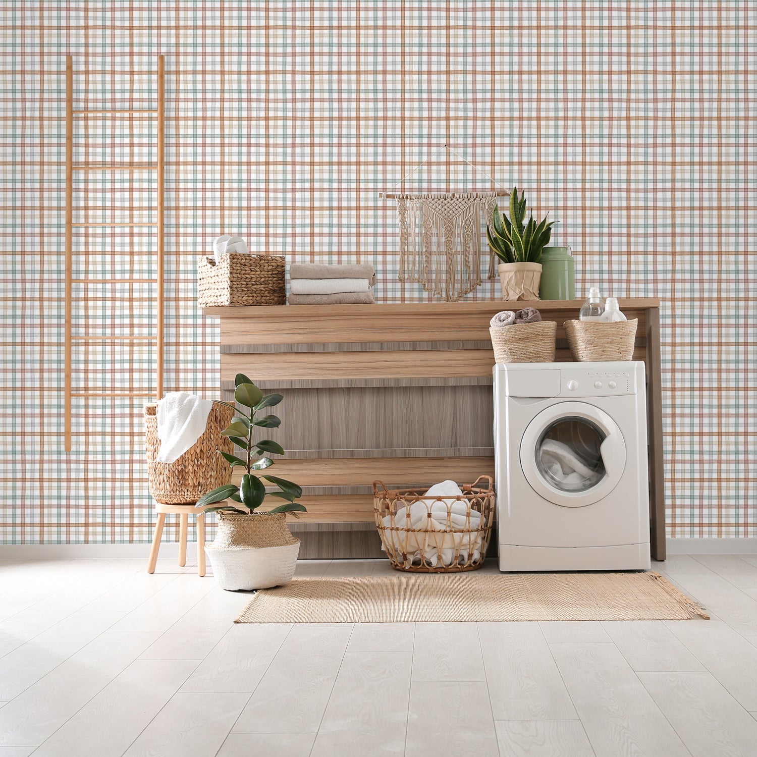 Garden Friends Pattern, Wallpaper