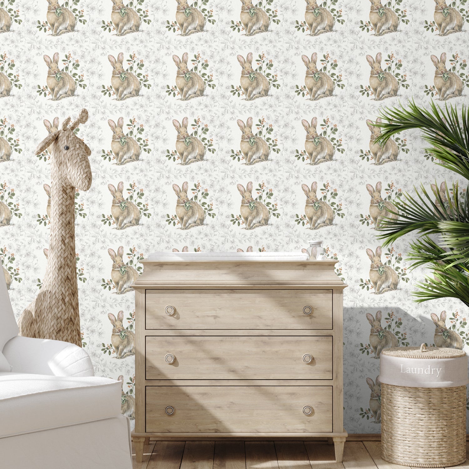 Garden Patch I, Style A, Wallpaper