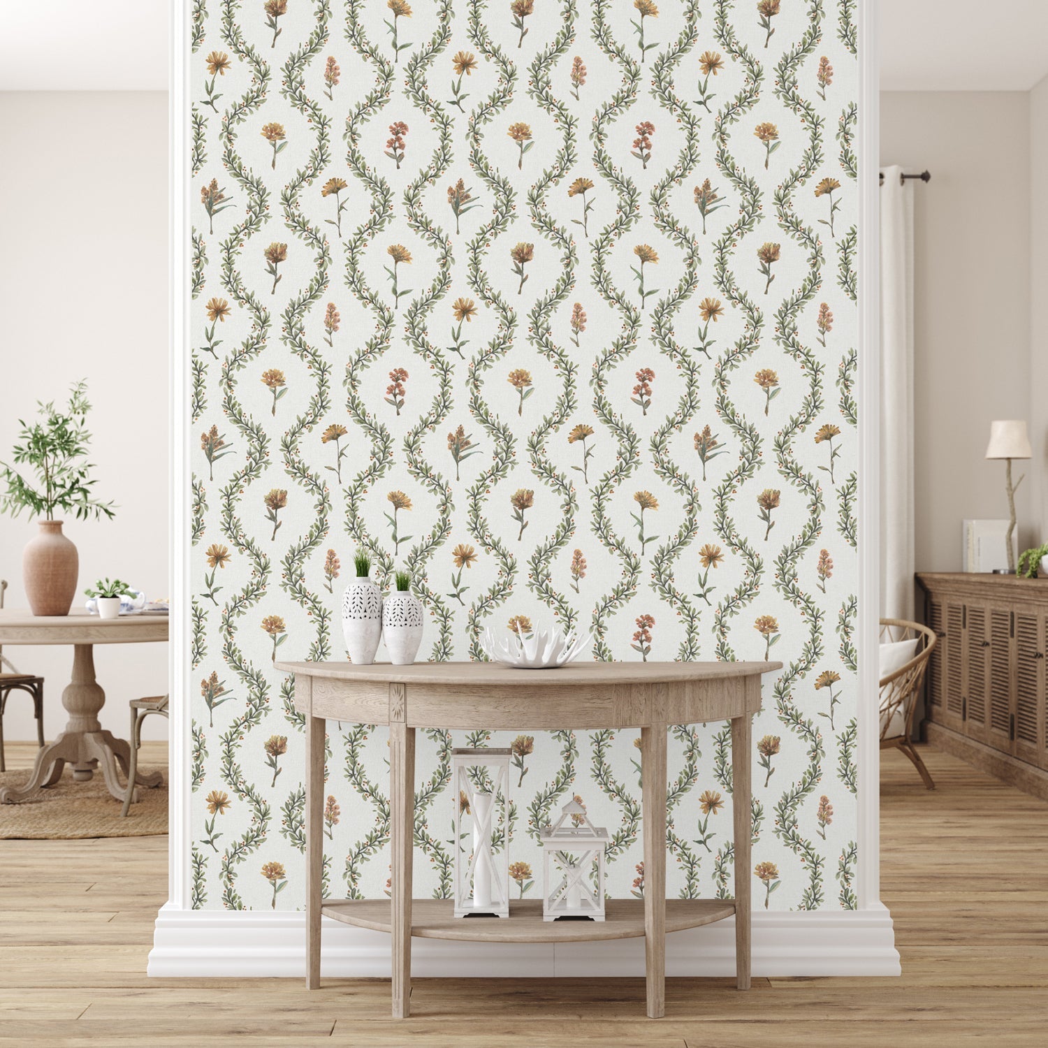 Garden Patch Pattern II, Wallpaper