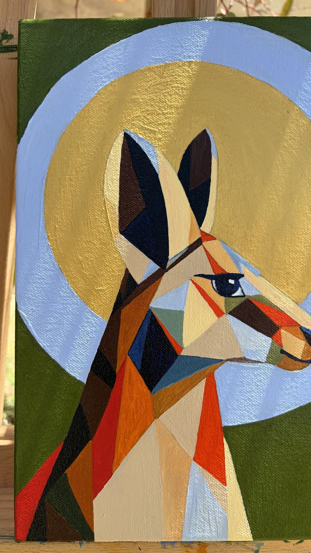 Golden Presence-by-Vasily Kulchenko-original art-Gioia