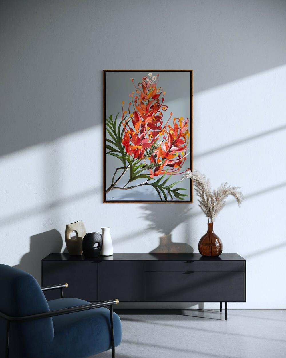Grevillea-by-Dani Heyward-original art-Gioia