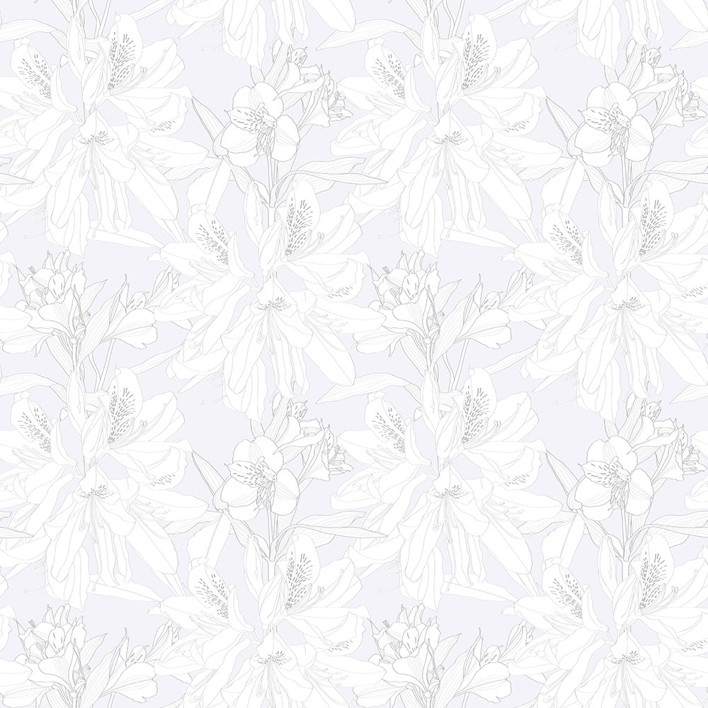Grey Flower Wallpaper