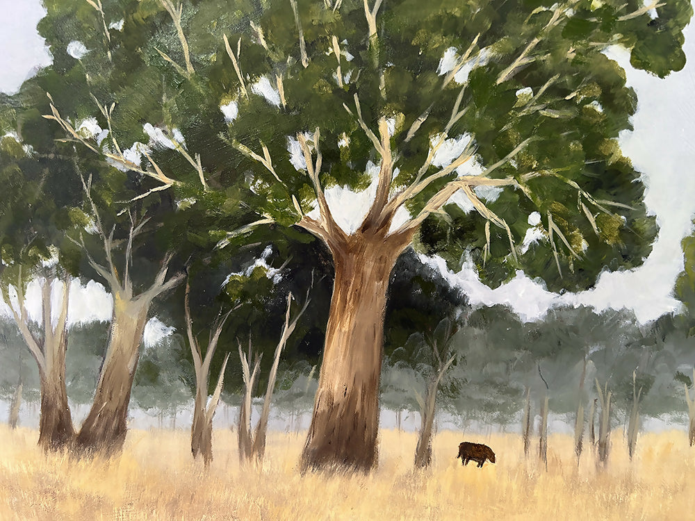 Guardians of the Paddock-by-Pamela Gleeson-original art-Gioia
