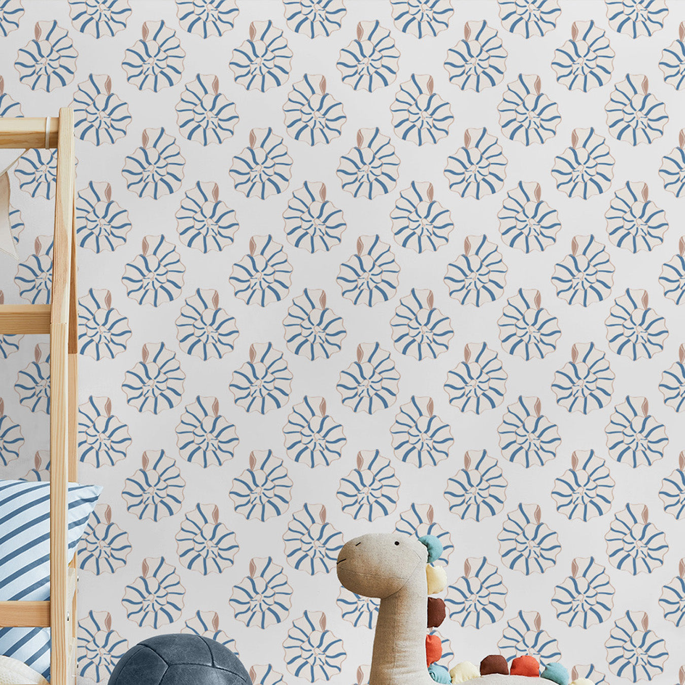 Hampton Seashells-wallpaper-eco-friendly-easy-removal-Gioia Wall Art-2