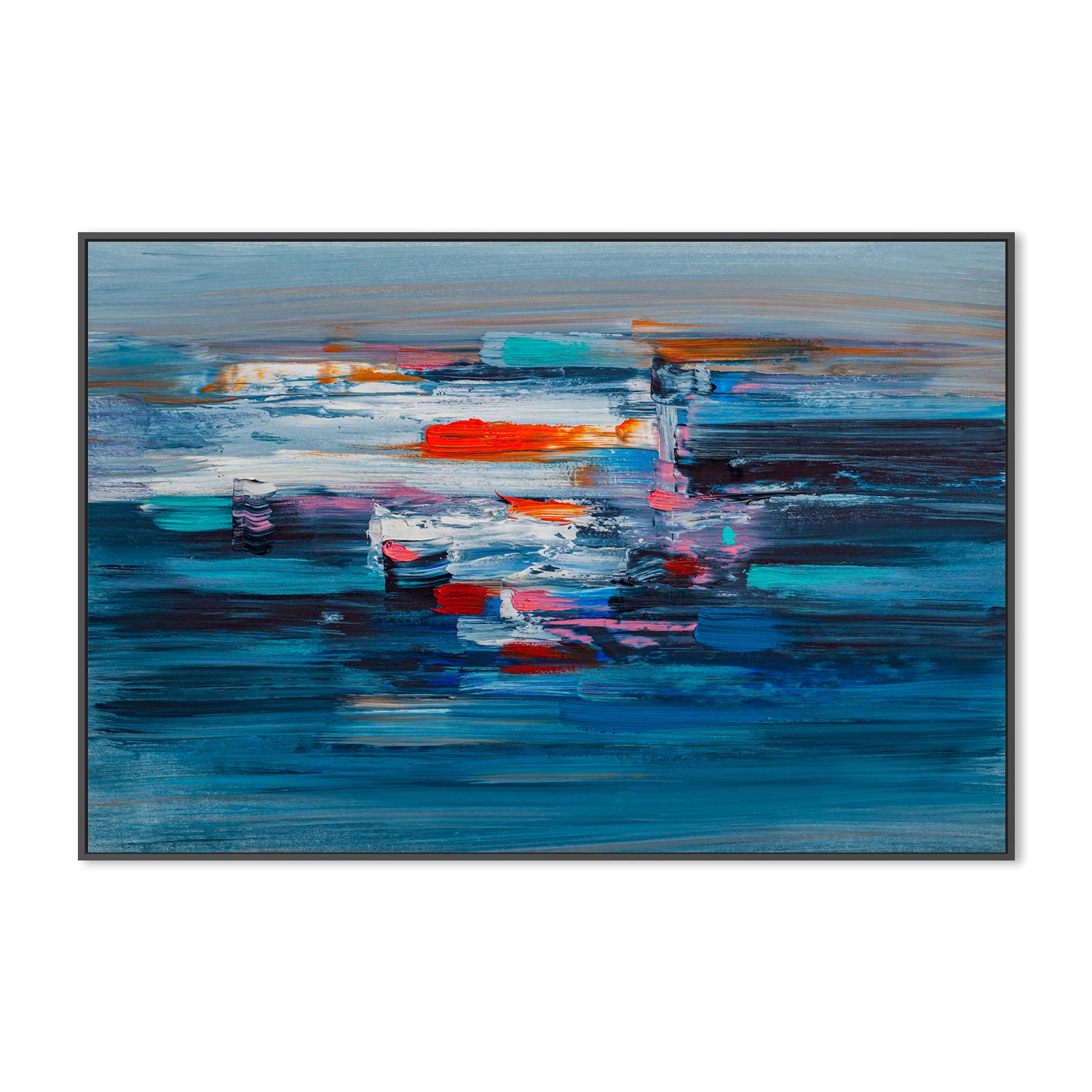 Colour Drift , Hand-Painted Canvas