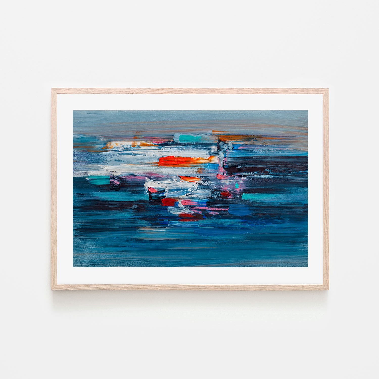 Colour Drift , Hand-Painted Canvas