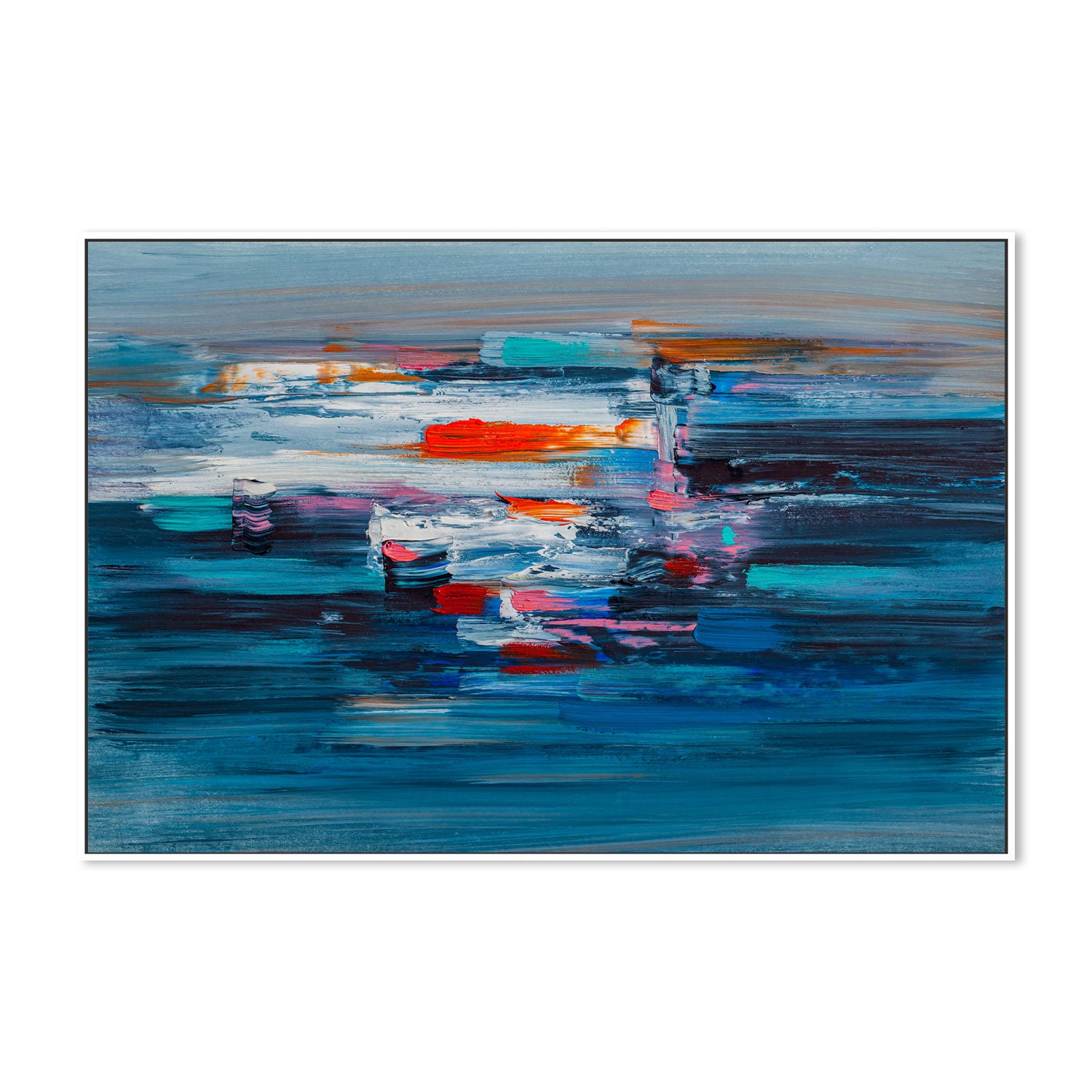 Colour Drift , Hand-Painted Canvas