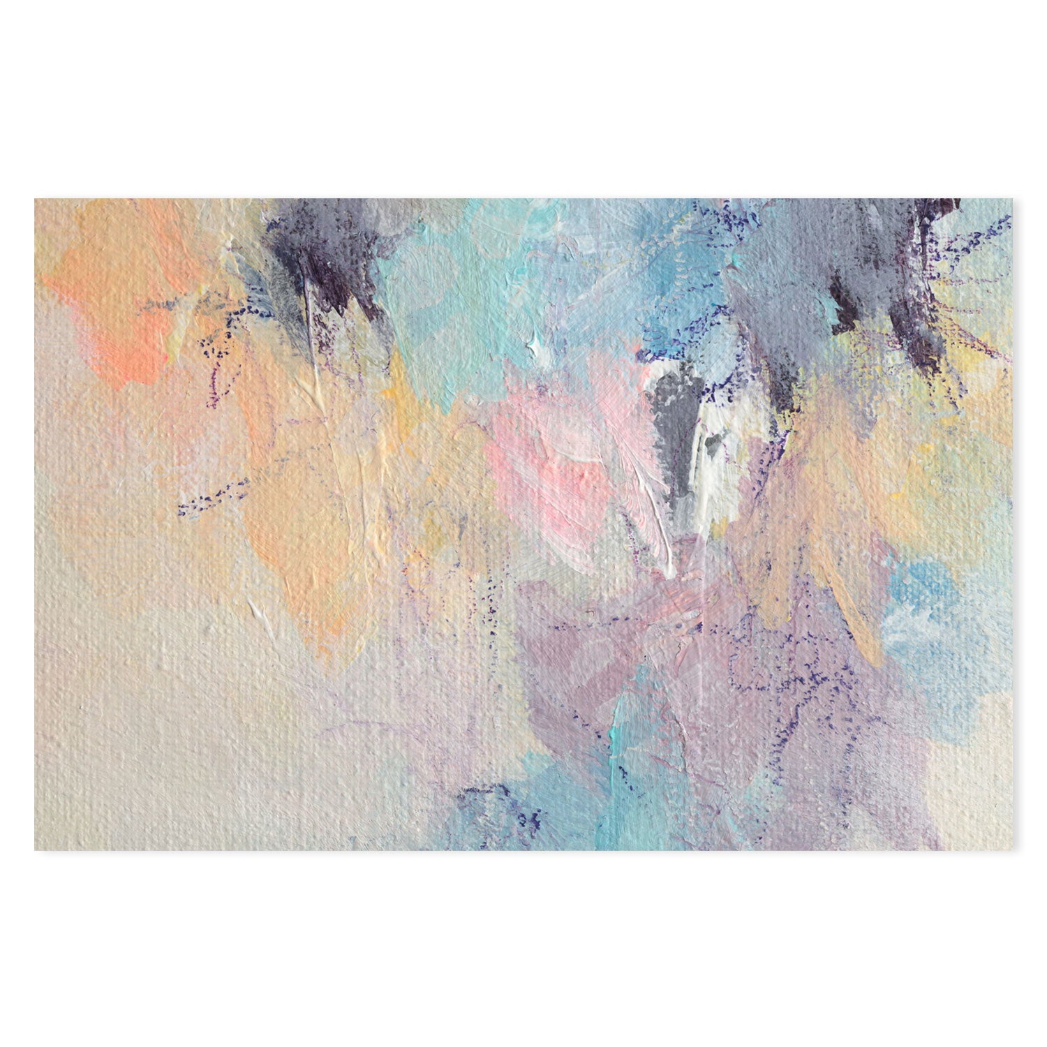 Pastel Confetti, Style A , Hand-Painted Canvas