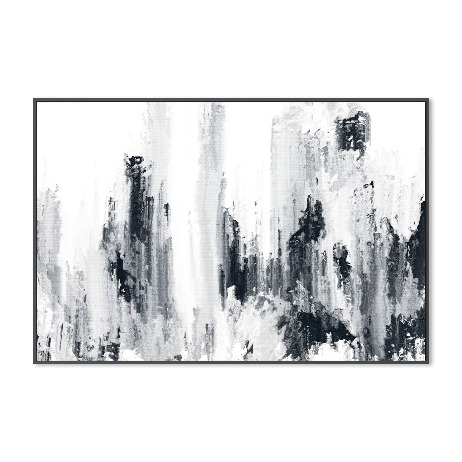 Rising , Hand-Painted Canvas