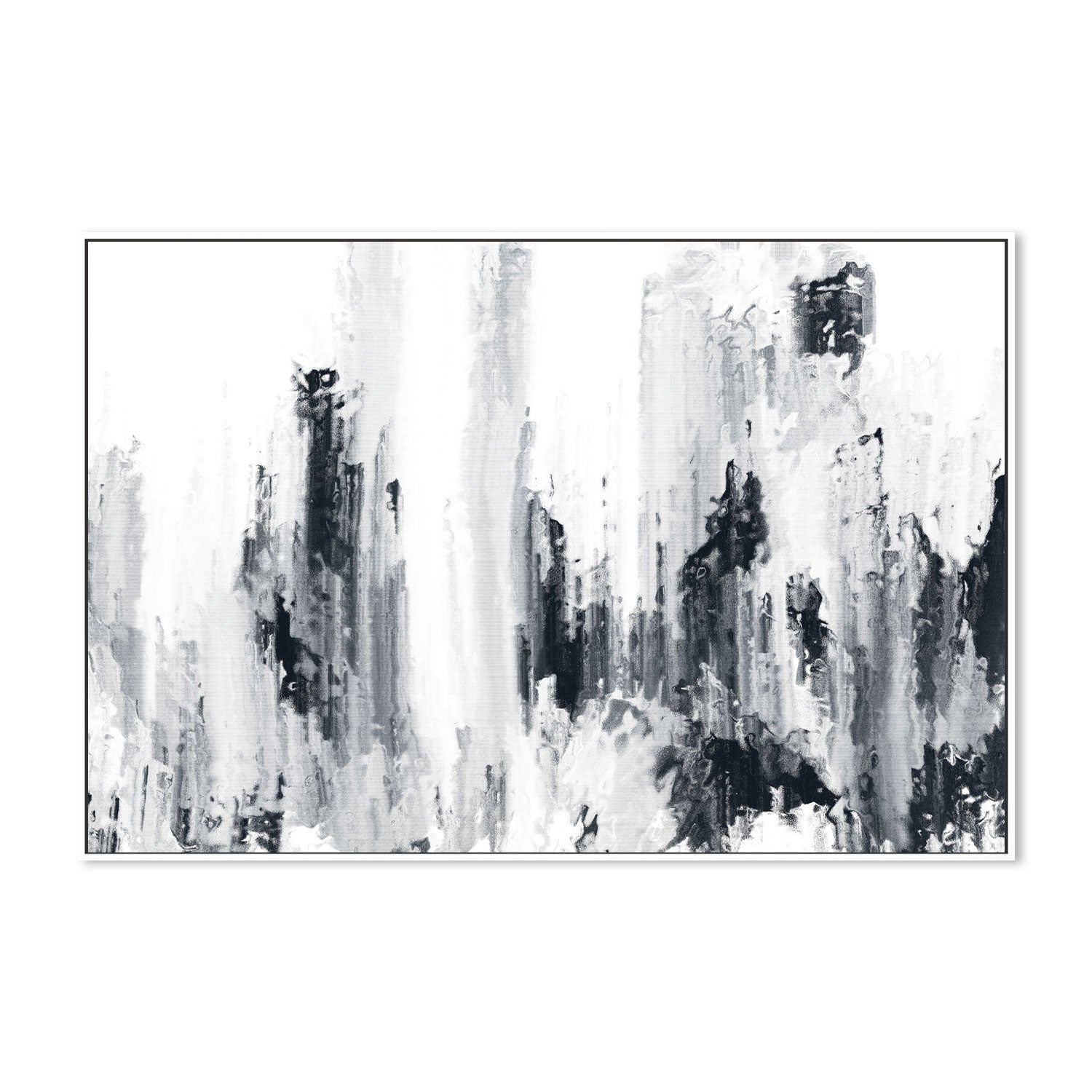 Rising , Hand-Painted Canvas