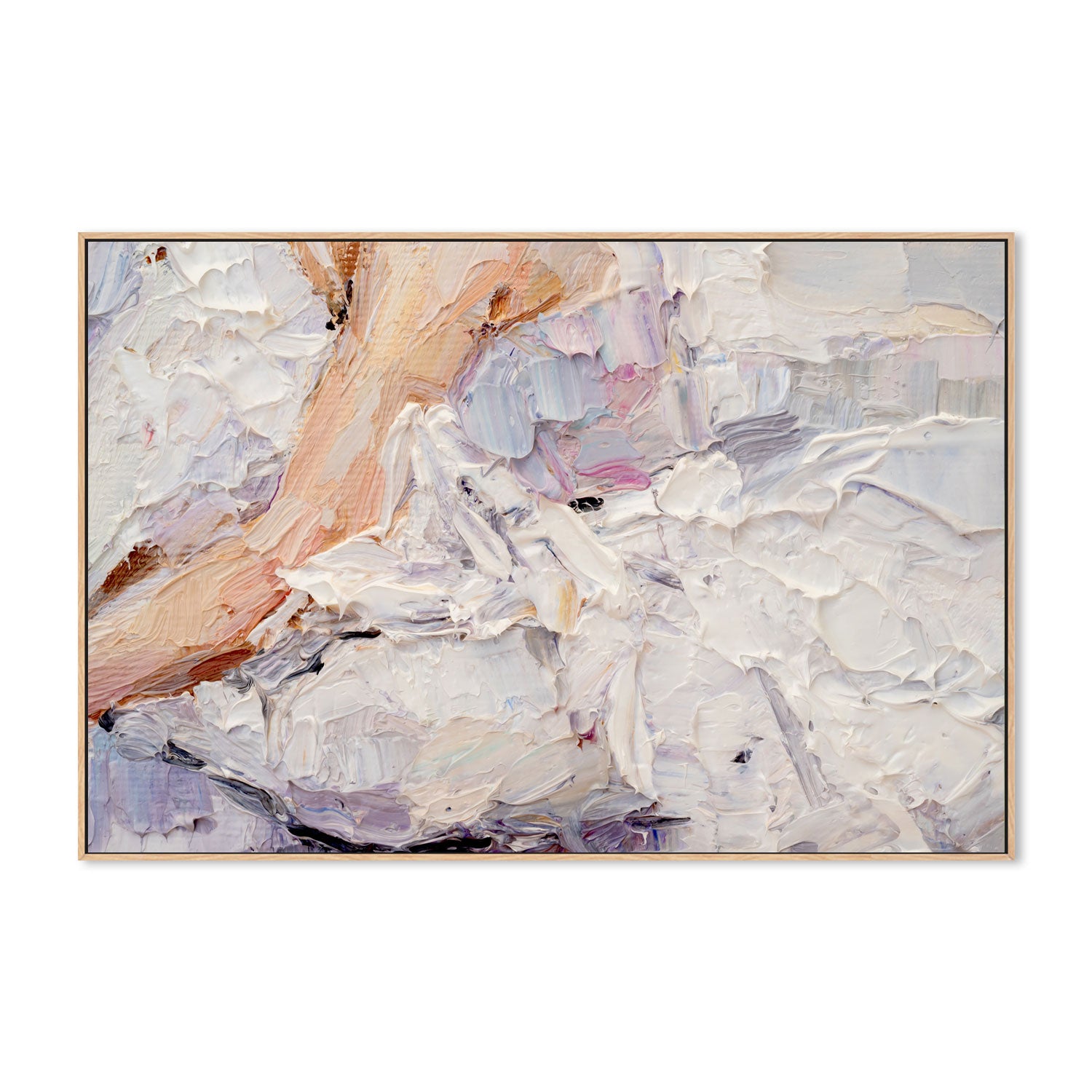 Lavender Moment , Hand-Painted Canvas