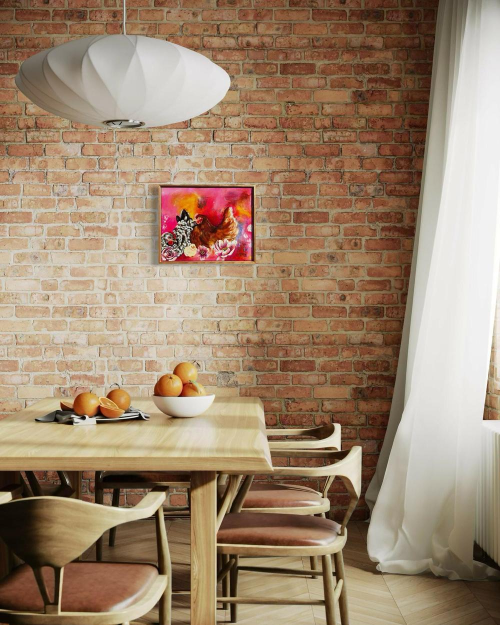 Hatching Hearts, Original Hand-Painted Canvas By Emily Birdsey-by-Emily Birdsey-original art-Gioia