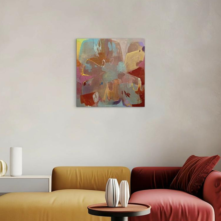 Heartbeats to the tune-by-jake reston-original art-Gioia