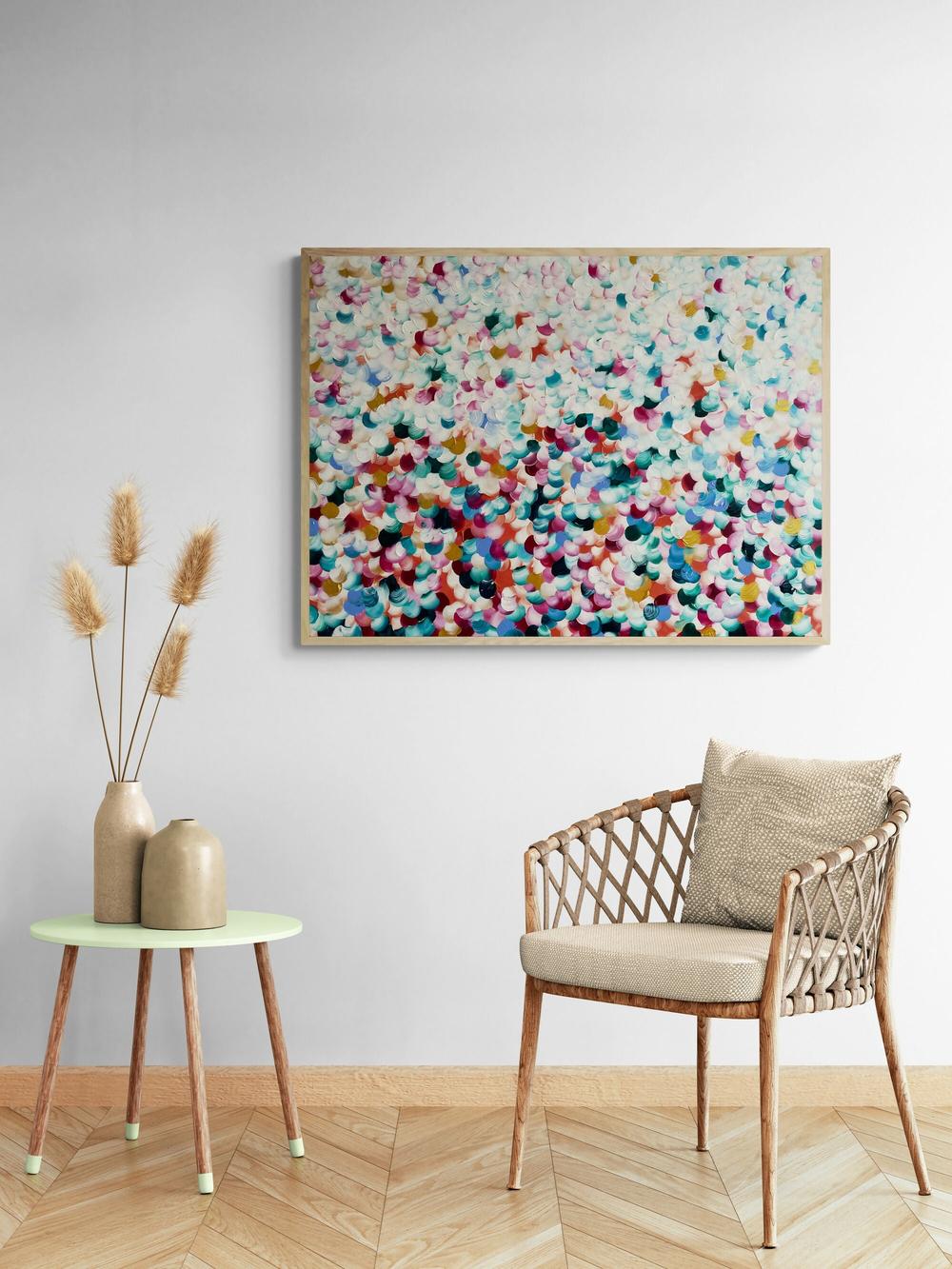Hidden treasure in bloom , Original Artwork-by-Katherine Spiller-original art-Gioia
