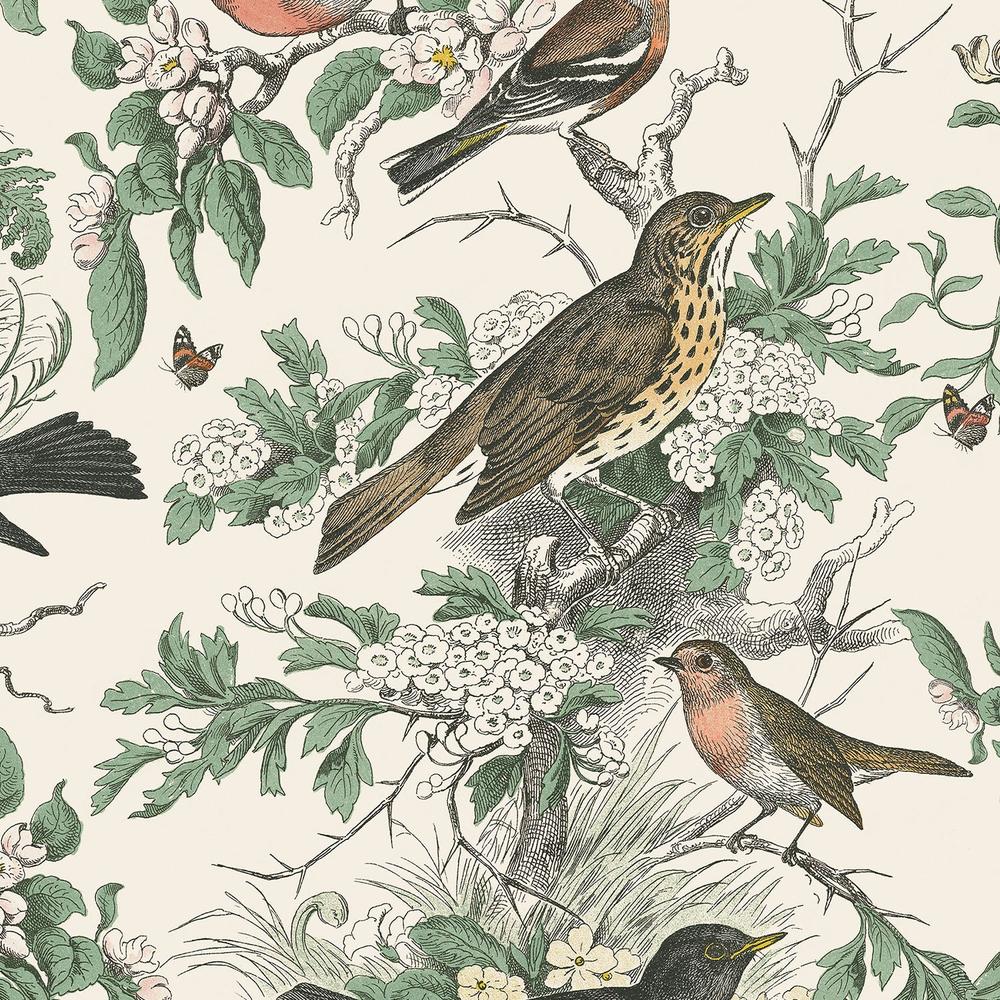Honeybloom Bird Pattern IA-wallpaper-eco-friendly-easy-removal-Wild Apple Portfolio-4