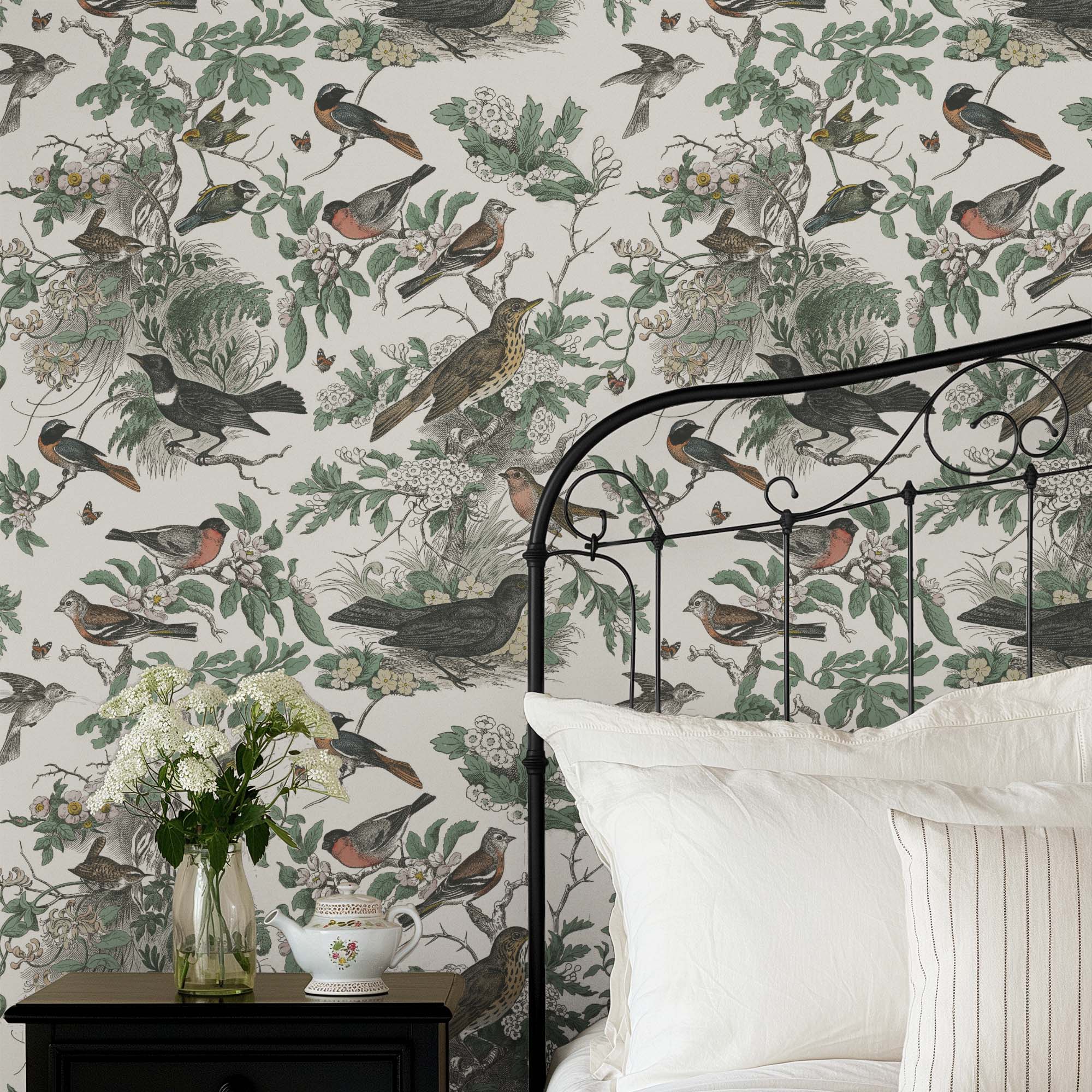 Honeybloom Bird Pattern IA-wallpaper-eco-friendly-easy-removal-Wild Apple Portfolio-5