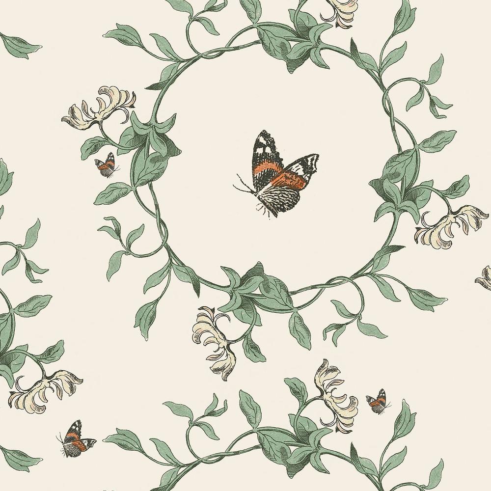 Honeybloom Bird Pattern III-wallpaper-eco-friendly-easy-removal-Wild Apple Portfolio-4