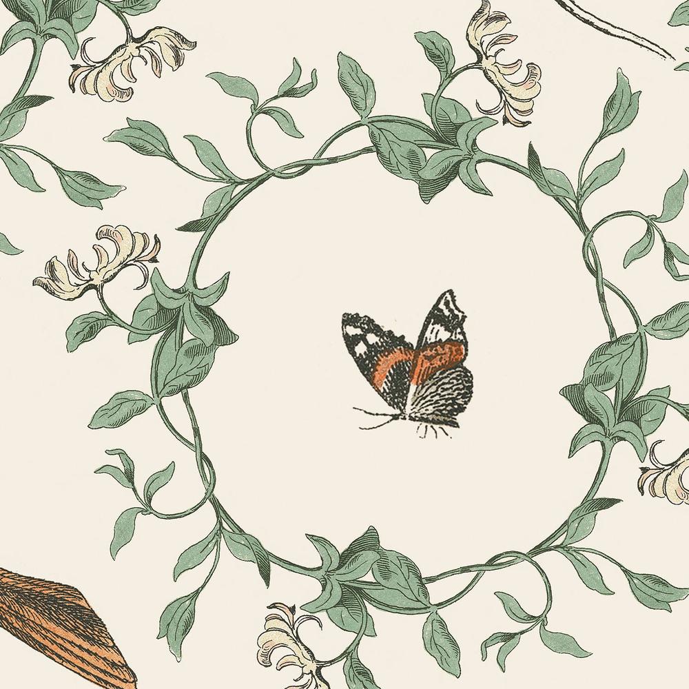 Honeybloom Bird Pattern IV-wallpaper-eco-friendly-easy-removal-Wild Apple Portfolio-4