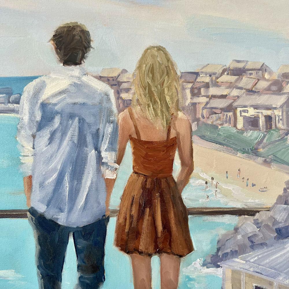 Honeymoon In Spring, Original Hand-Painted Canvas By Meredith Howse-by-Meredith Howse-original art-Gioia