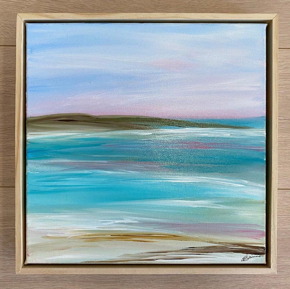 Hope Waters, Acrylic on Canvas, 33x33cm, By Joanne Barnes , Original Artwork-by-Joanne Barnes-original art-Gioia