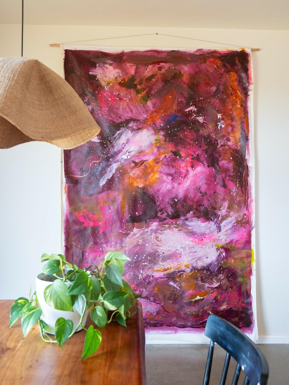 How It Feels When I Don't Know What To Say , Original Artwork-by-Elle Pervez-original art-Gioia