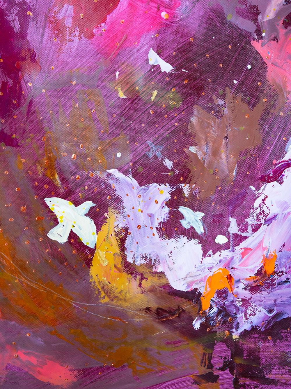 How It Feels When I Don't Know What To Say , Original Artwork-by-Elle Pervez-original art-Gioia