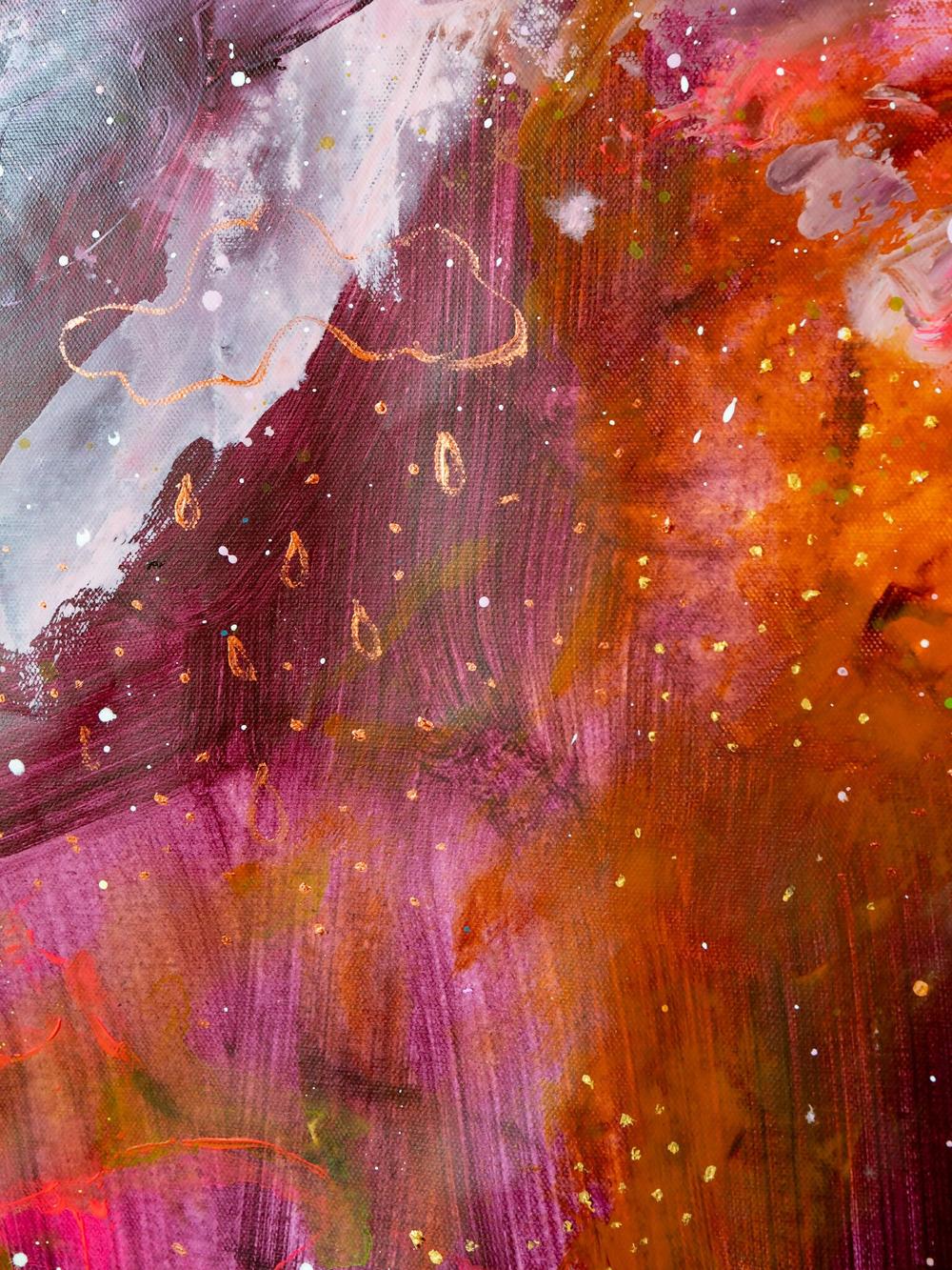 How It Feels When I Don't Know What To Say , Original Artwork-by-Elle Pervez-original art-Gioia