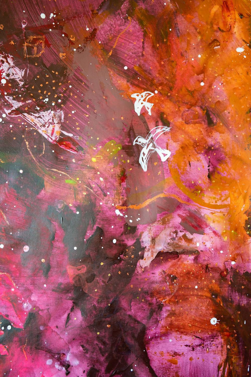 How It Feels When I Don't Know What To Say , Original Artwork-by-Elle Pervez-original art-Gioia