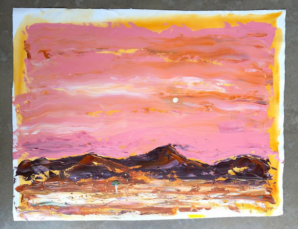 I Can Feel The Heat , Original Artwork-by-Elle Pervez-original art-Gioia