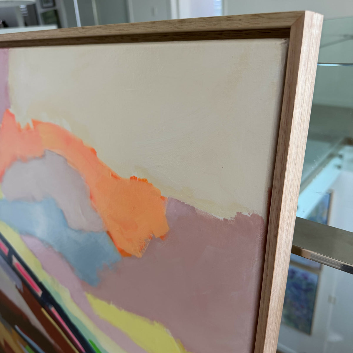 Bullet Train Blast. Original hand-painted artwork by Meredith Howse.