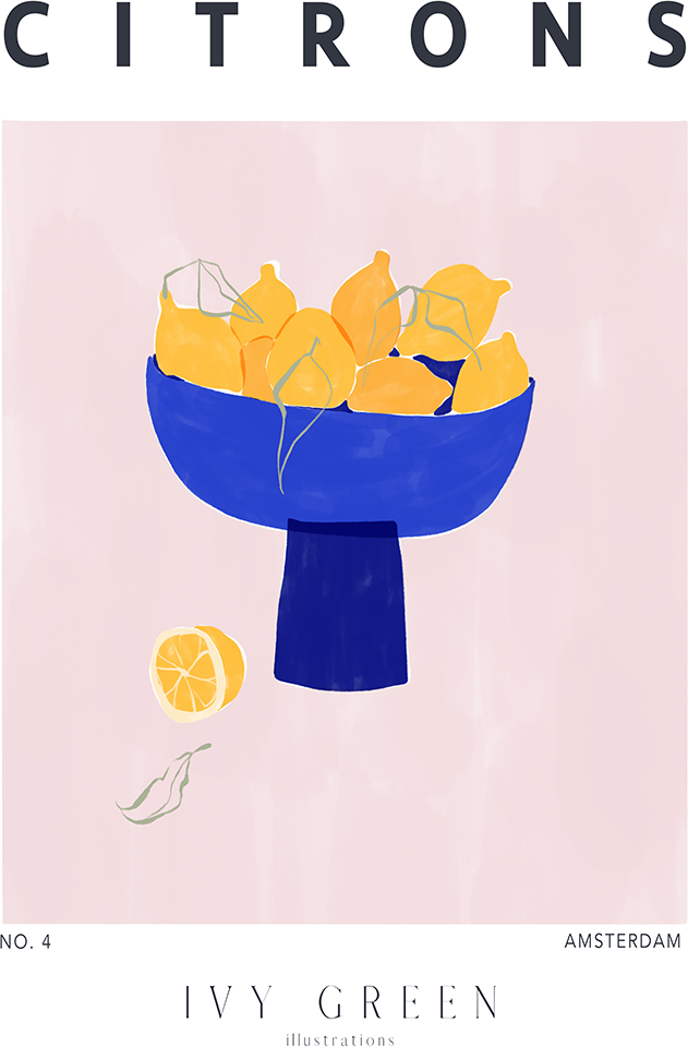 Citrons , By Ivy Green Illustrations