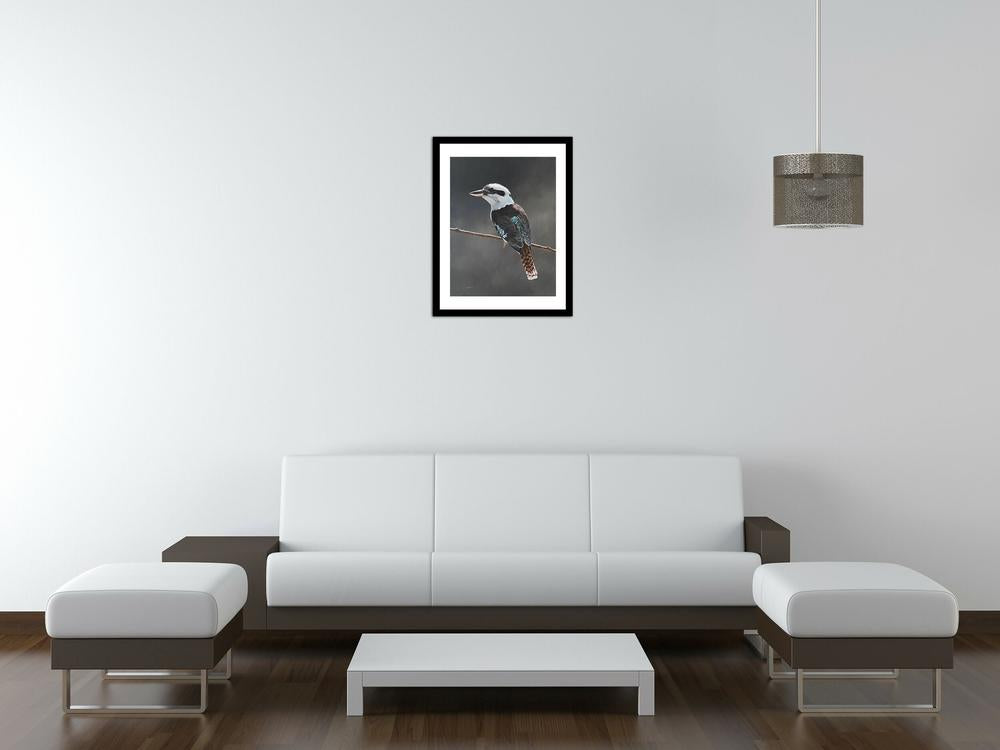 Illuminated - Laughing Kookaburra-by-Dario Zanesco Original Art-original art-Gioia