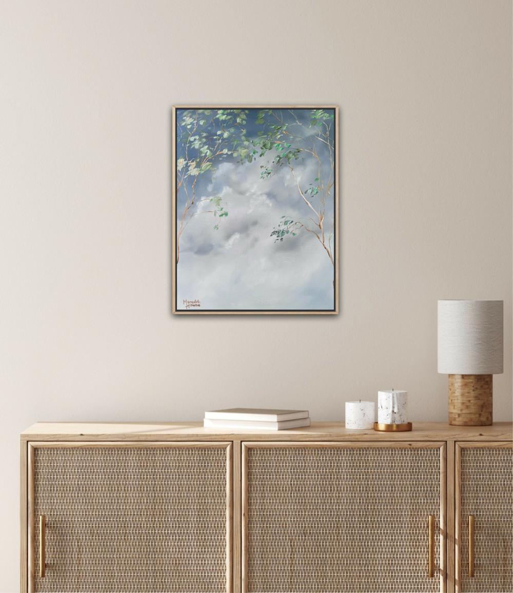 Illumination Gum Leaf , Original Artwork-by-Meredith Howse-original art-Gioia